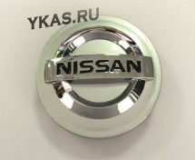 Заглушка (колпачок) на литой диск мод. NISSAN  серый  ( D60/D55)