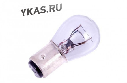 Лампа МАЯК 12V     А 12-21+4  P21/4W  BAZ15d (уп.100)