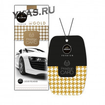 Осв.воздуха  AROMA CAR  Prestige Card &quot;Gold&quot; (подвесной)