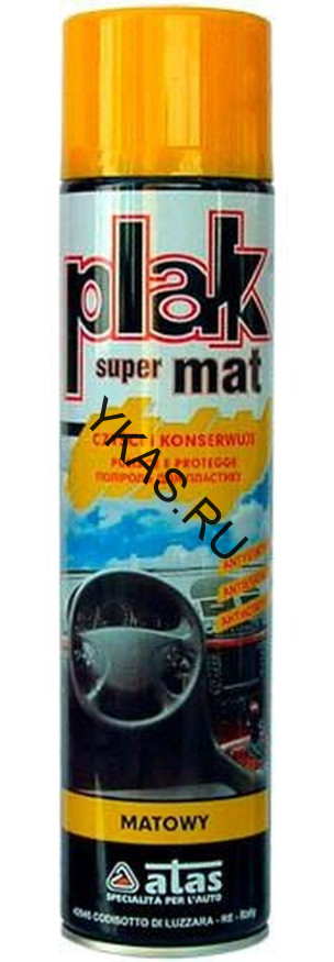 ATAS   PLAK    SUPERMAT  600 ML - Клубника. Матовая полироль торпеды (спрей)