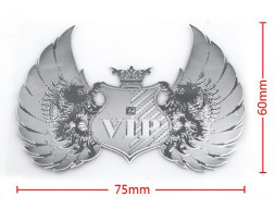 Наклейка VIP металл Хром
