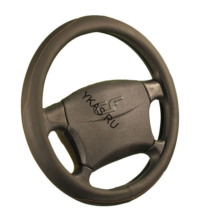 Оплетка на руль   CF  CREEK - М, Чёрный/Коричневый (перфорация)