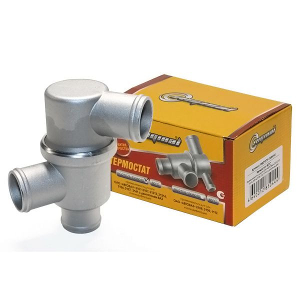 RG Термостат с корпусом  ВАЗ-2101-07 (корпус алюминий)