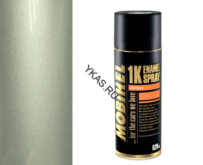 Mobihel  Эмаль базовая металлик серебристая ива (520мл)