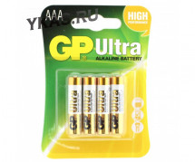 Батарейки GP   AAA  (Мизинчиковые) ULTRA цена за 4шт. (блистер)