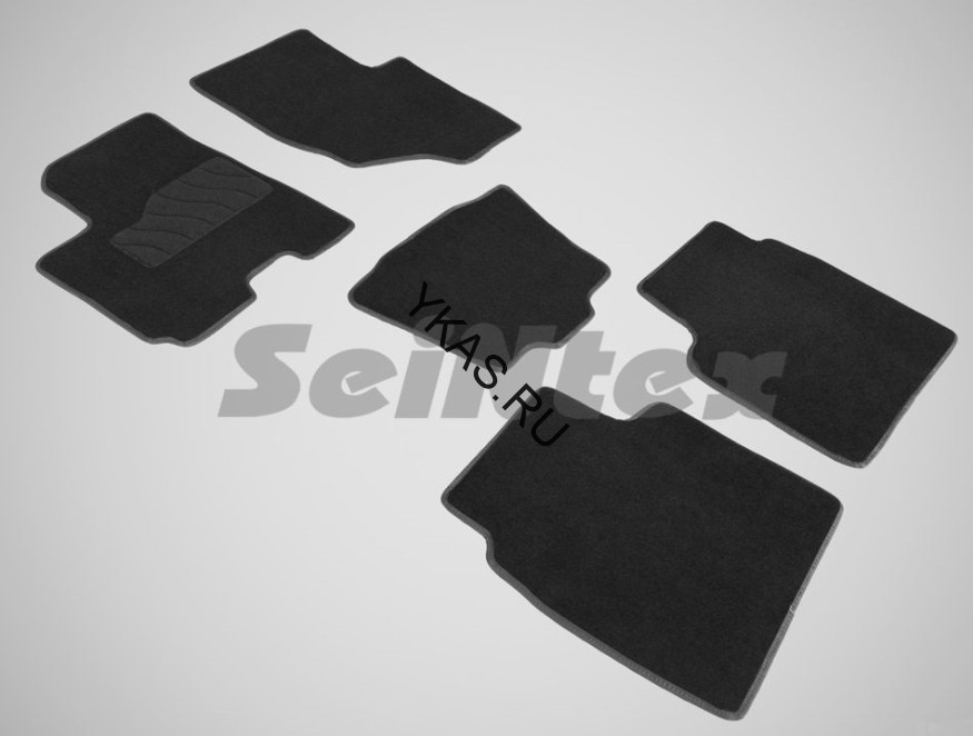Коврики текстильн. Lifan X60 c 2014г-  /компл.5шт./осн.резин./ LUX