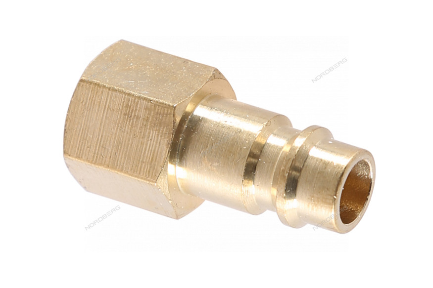 Переходник быстросъемный NORDBERG NPM32B ("папа" - резьба F1/4", латунь)