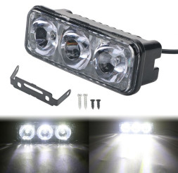 Ходовые огни  SOLAR  3 SMD  85*37*30мм  (режим стробоскопа) белый