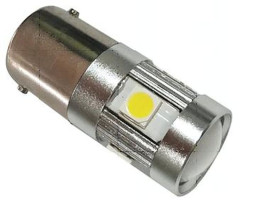 Маяк Cвет-од 12V T8.5 6 SMD (3030) BA9s 360* SUPER WHITE (бл.2шт)