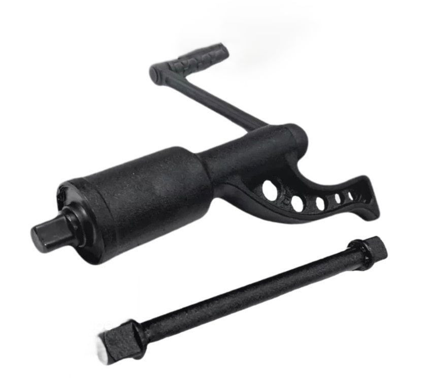 DC Гайковерт механический (мясорубка) 1"DR 270 мм, 3600Нм, 2-х скоростной (головки 32,33 мм) в кейсе