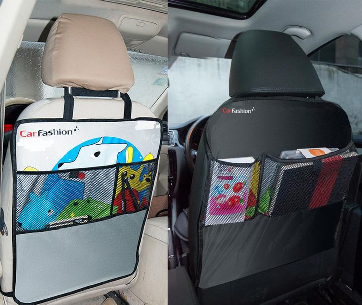 Органайзер на спинку сидения "TWISTER 1" Чёрный/Серебристый