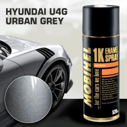 Mobihel Эмаль базовая металлик Hyundai/Kia Grey (520мл)