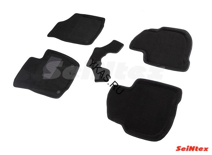 Коврики  Skoda Rapid I 2014-2016г. /компл.5шт./осн.резин./ 3D