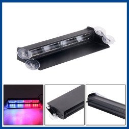 Стробоскоп 12 LED  красный/синий (много режимов)