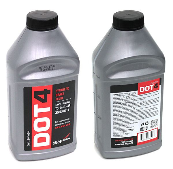 Тормозная жидкость "Niagara"  Супер ДОТ-4  455 гр.