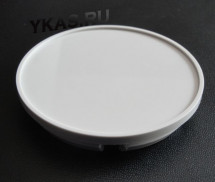 Заглушка (колпачок) на литой диск KK4, наружн. d=59 мм, внутр d=55 мм.  сфера хром