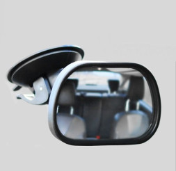 Зеркало внутр на присоске среднее 90мм