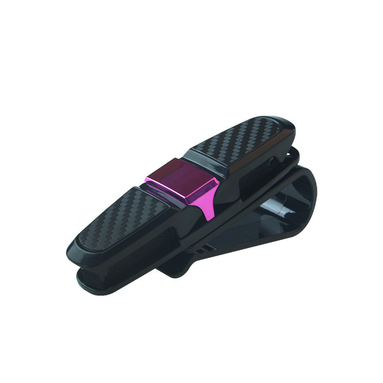 Держатель очков Carlife двойной карбон  Розовый