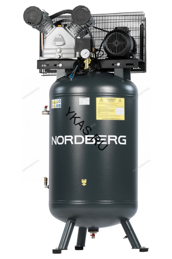 Вертикальный поршневой ременной компрессор NORDBERG NCPV300/690