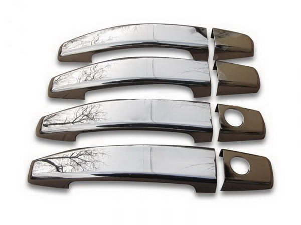 Накладки на ручки дверей  Nissan  Qashqai с 2008г-