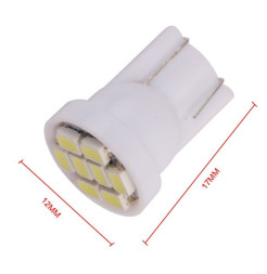 SOLAR Свет-од 12V T10 8 SMD 1210 W5W W2.1x9.5d белый