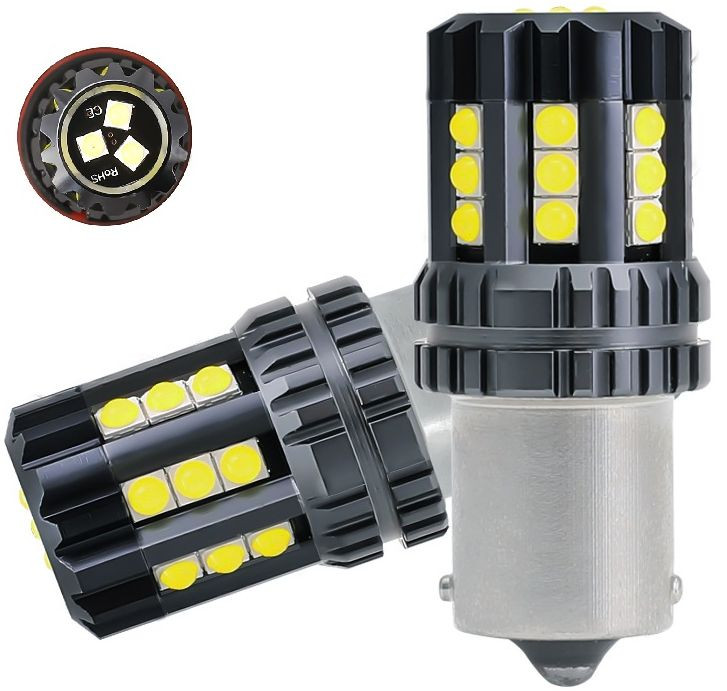 SOLAR  Свет-од  12V  T15  24 SMD 3030   BA15S белый 800Lm