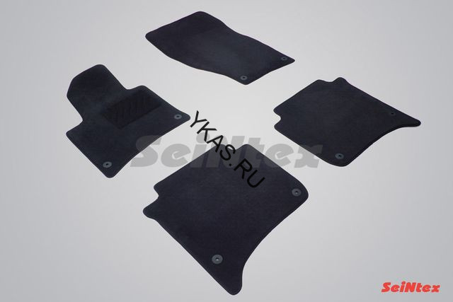 Коврики текстильн. VW Touareg II 2010-2018г. /компл.5шт./осн.резин./ LUX