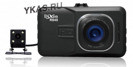 Видеорегистратор  Dixon R 845 с двумя камерами