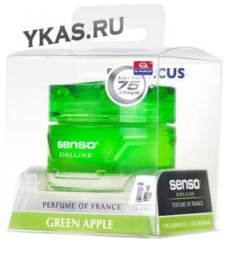 Осв.воздуха DrMarcus на панель гель  Senso Delux  Green Apple