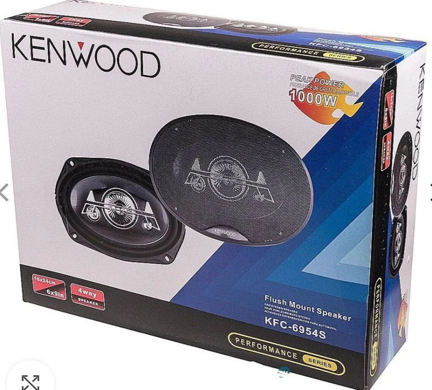 Автомобильные колонки  6x9"  Kenwood  1000W  (4-полосная)