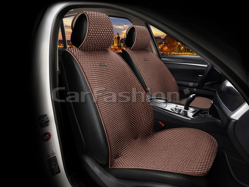 Накидки Фронт   «KANT FRONT»  Коричневый  (искусственный шёлк)