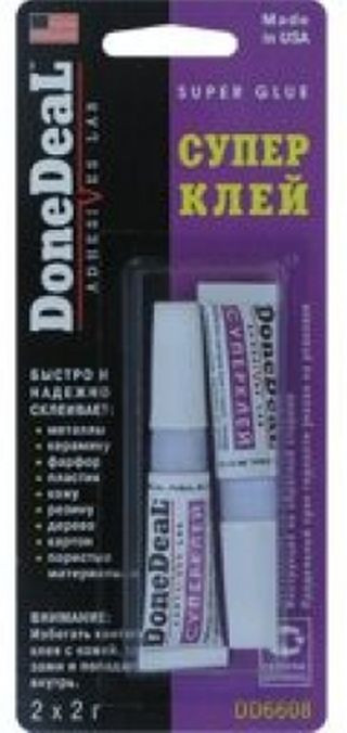 DD 6608 Суперклей, 2шт x 2г.