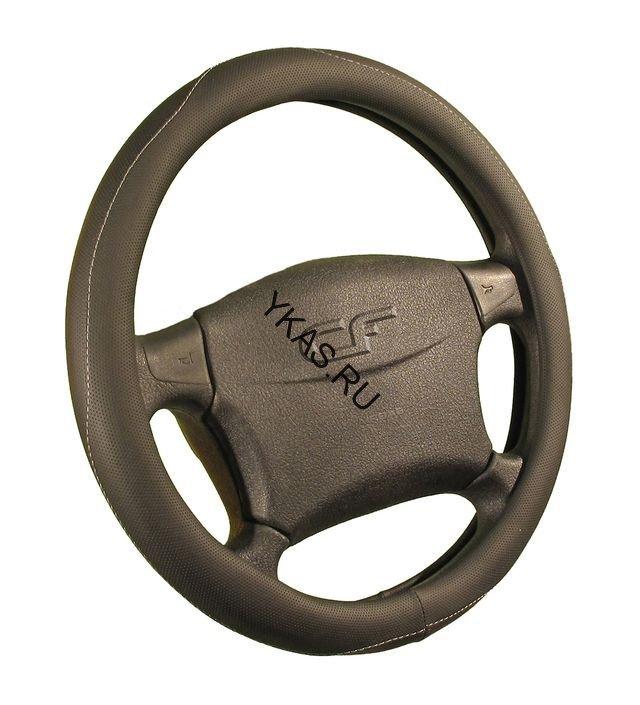 Оплетка на руль   CF  CREEK - М, Чёрный/Серый (перфорация)