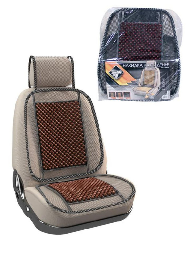 Накидка на переднее сидение  "Nova Bright, черная (131х51 см)