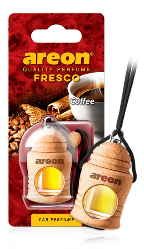 Осв.возд. Areon FRESCO "бутылочка в дереве" Coffee