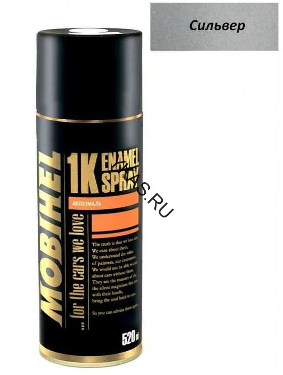 Mobihel  Эмаль базовая металлик Сильвер (520мл)