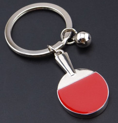 Брелок  Тенис №1 (красная ракетка)