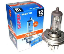 Лампа OSRAM 12V H4 60/55W SUP P43t (картон 1шт) (+30%)