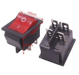 ЭТ Кнопка FOTEK 31x25мм, широкая кнопка 20A красный