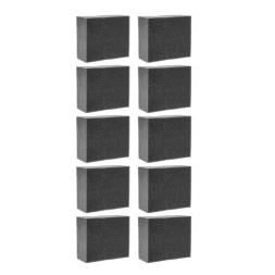 SCHWAMM WEICH, SCHWARZ Серая губка химостойкая, 125x55x45 мм. Комплект 10 штук 999038/10