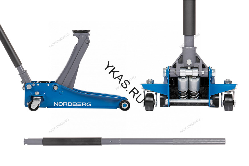Домкрат подкатной NORDBERG N32025E c низким подхватом