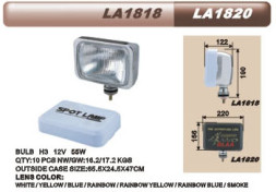 Фары доп. DLAA 1818 C-W хром   (229)