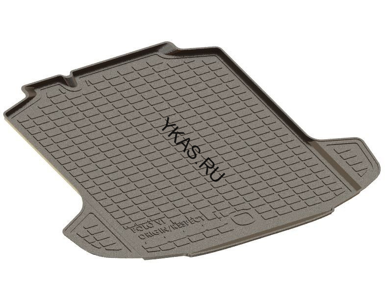 Коврик багажн.  Volkswagen Polo V SD Origin / Respect (20-)   (РЕЗИНА)