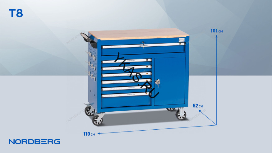 Тележка профессиональная NORDBERG T8