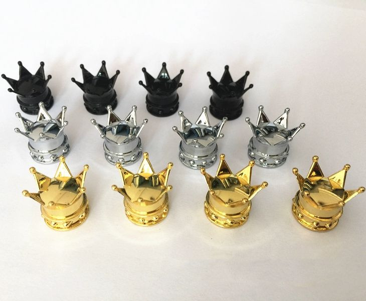 Колпачки на нипель  Корона  Серебро (цена за 1шт)