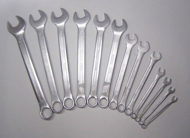 GRAND TOOL Ключ комбин 27 мм CrV (сатин)