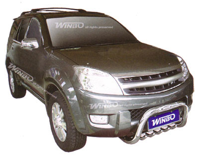 Great Wall Hover (2005-2006) защита пер.бампера метал.