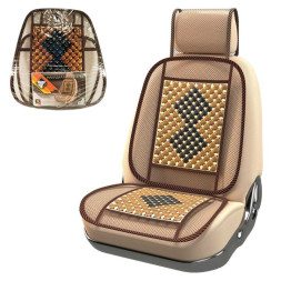 Накидка на переднее сидение  "Nova Bright, черный/орех (132х52 см)