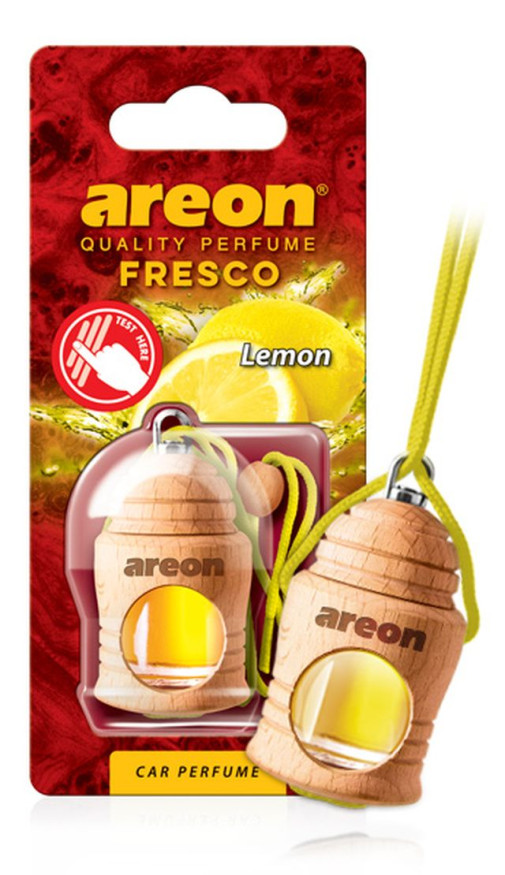 Осв.возд. Areon FRESCO "бутылочка в дереве" Lemon