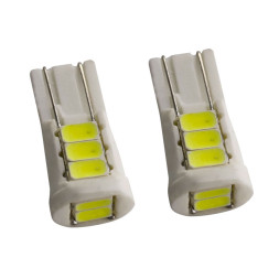 SOLAR Свет-од 12V T10 8 SMD 5730 W5W W2.1x9.5d